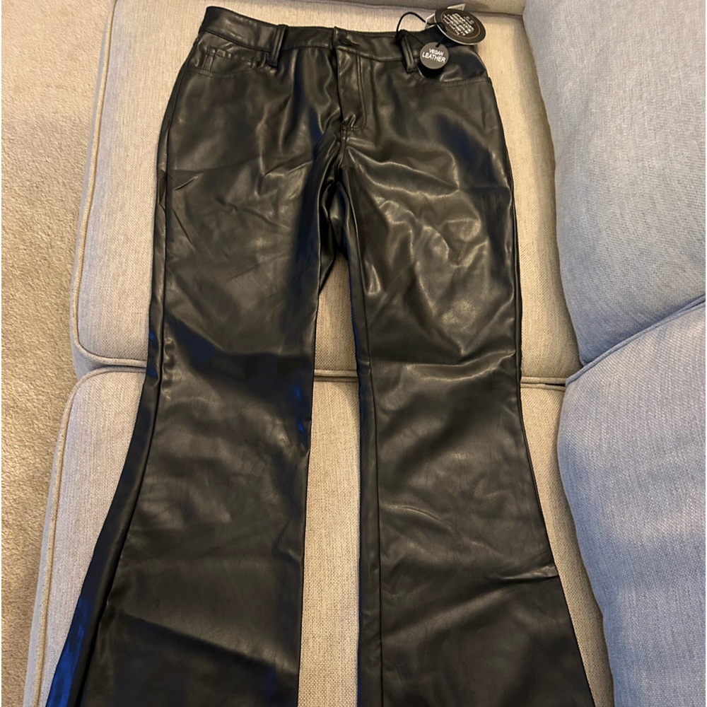 Vegan leather pants